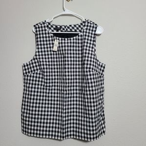 Talbots Gingham Blouse